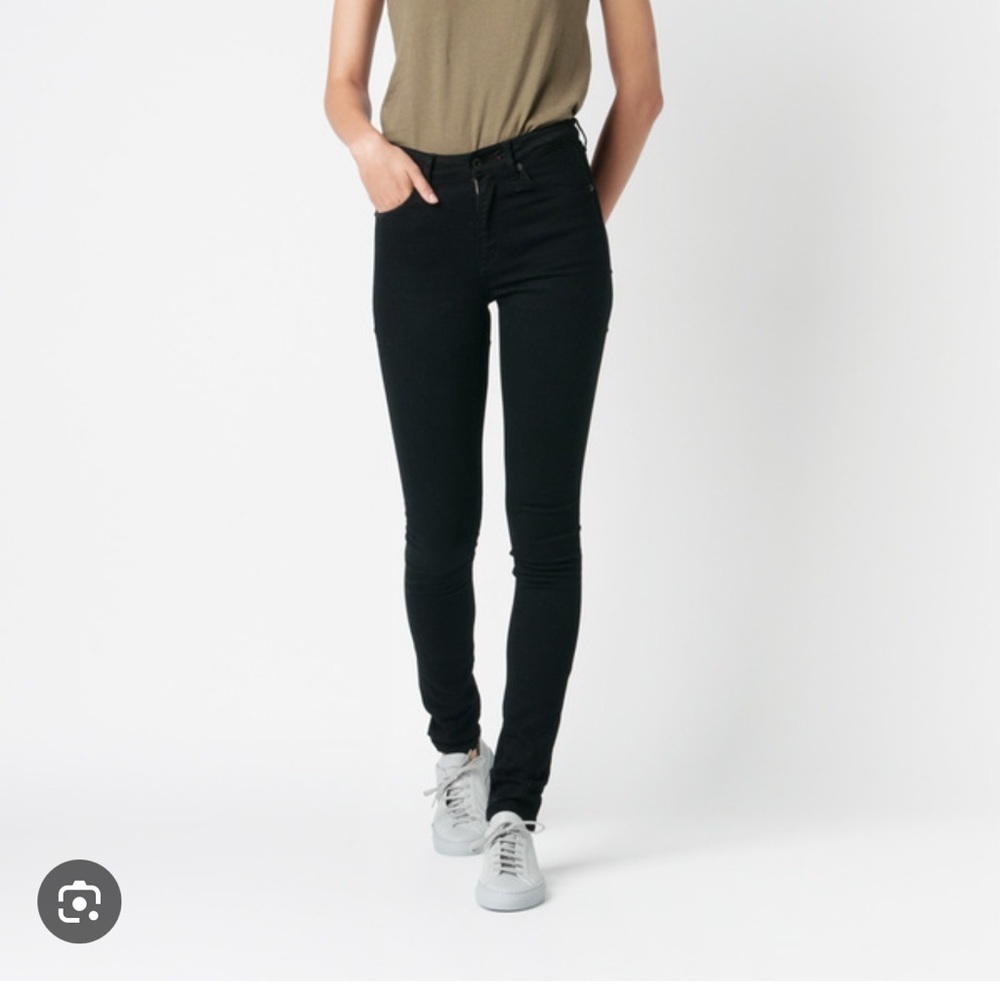 RALEIGH DENIM Haywood High Rise skinny jeans  in Black